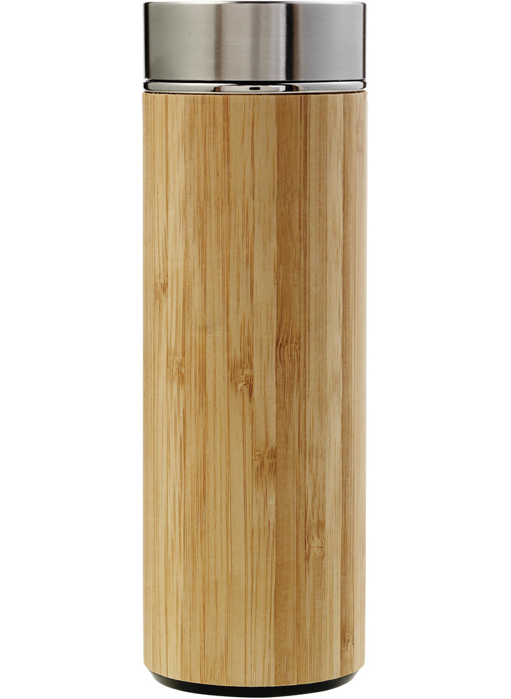 Gourde Yara | Inox et bambou | 420 ml | Infuseur à thé