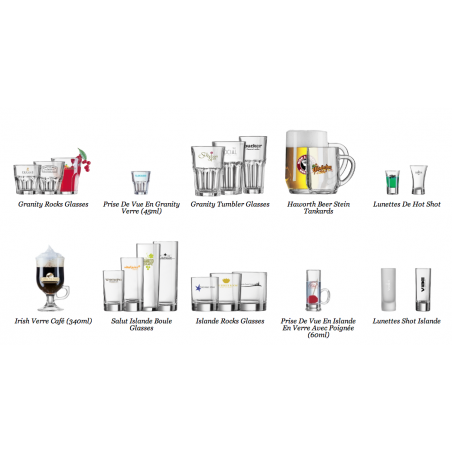 Verres publicitaires