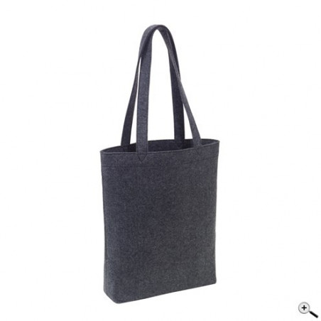 BESACE en feutre noir publicitaire