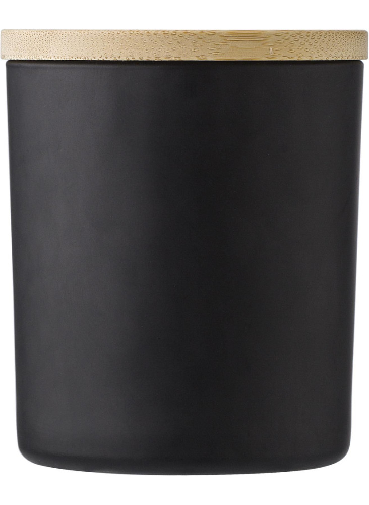Bougie Josiah | Verre avec couvercle bambou | Cire de soja | 280 g
