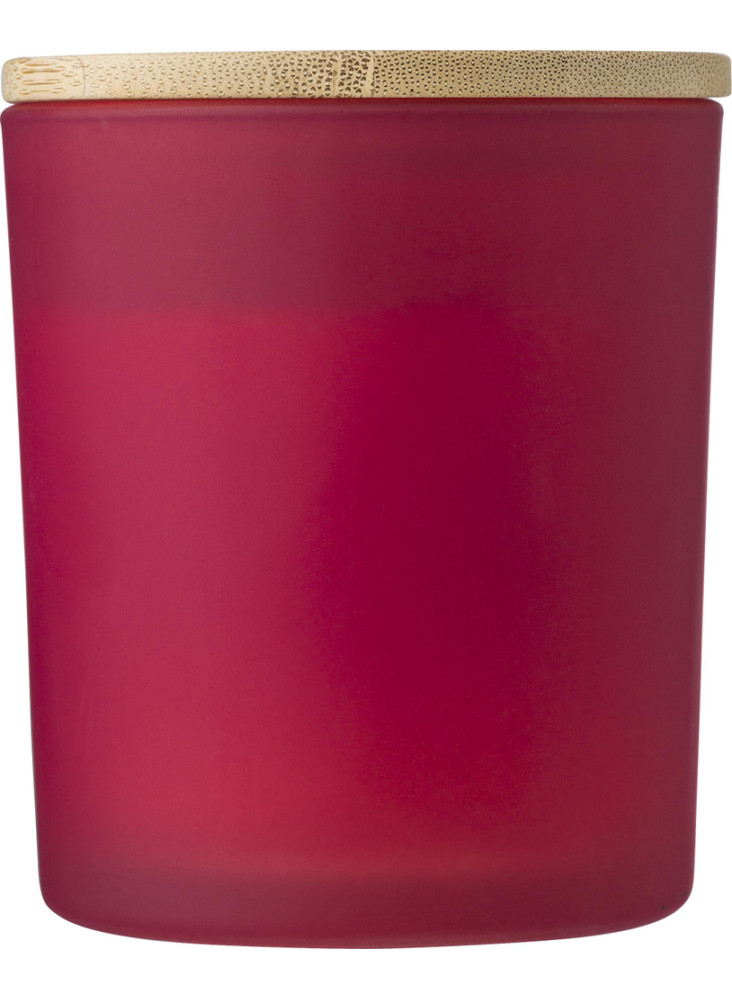 Bougie Josiah | Verre avec couvercle bambou | Cire de soja | 280 g