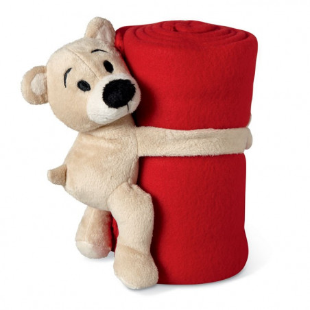 Couverture polaire avec ours