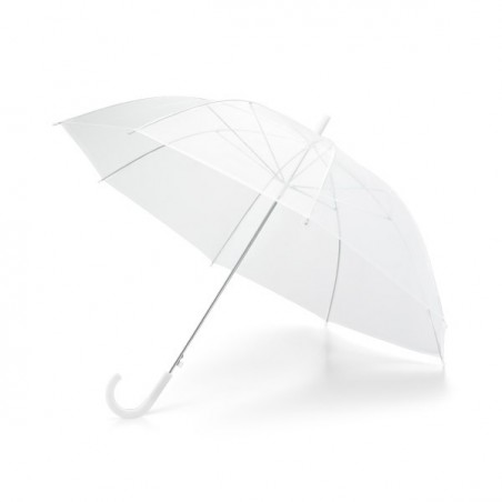 Parapluie Transparent Automatique en P.O.E Publicitaire