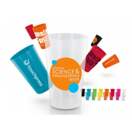 Gobelet réutilisable personnalisable