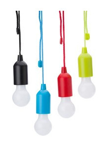 objet publicitaire - promenoch - Lampe corde personnalisable en ABS d'une puissance de 1 W dans une boîte cadeau, piles alcal...