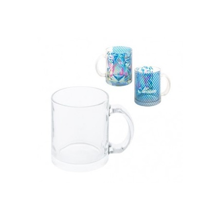 Mug en verre publicitaire