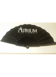 Eventail en plastique et tissu publicitaire  - Éventail Publicitaire