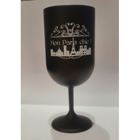 Verre à vin plastique publicitaire