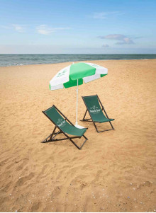 Parasol Summera carré 2m publicitaire
