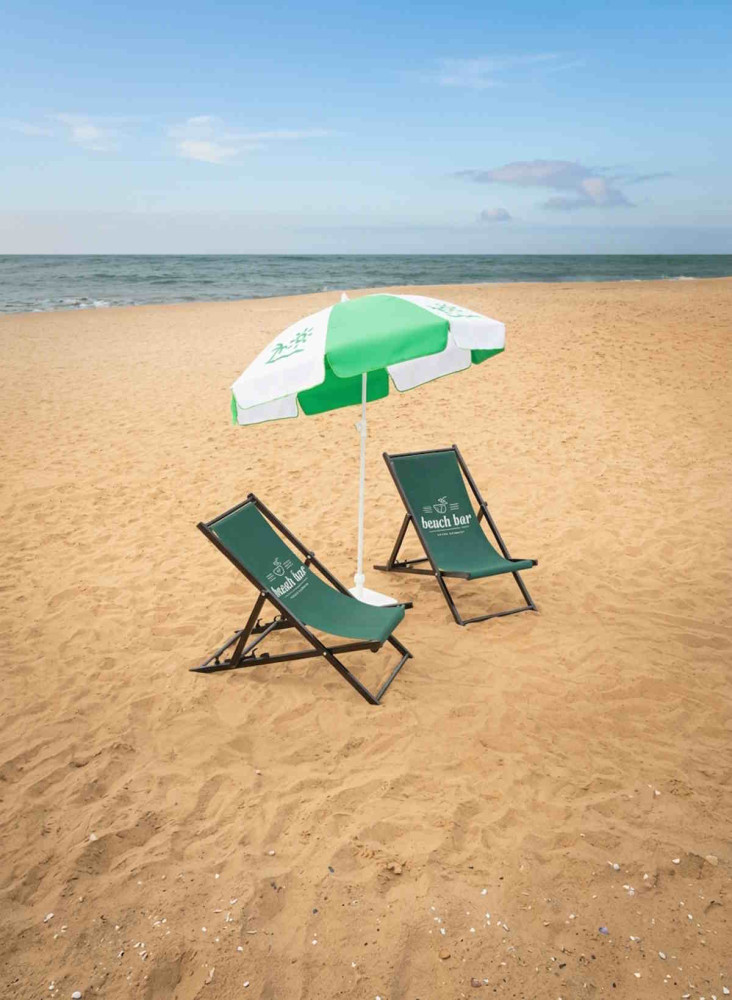 Parasol Summera carré 2m publicitaire