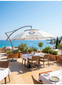 Parasol ImperiaSun déporté 4.2m personnalisé