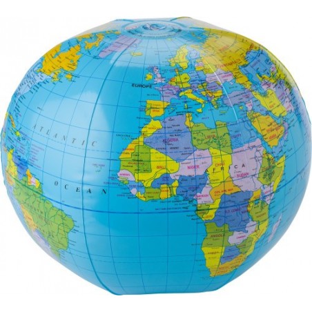 Ballon de plage Globe publicitaire