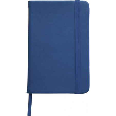 Carnet avec couverture PU et marque page publicitaire
