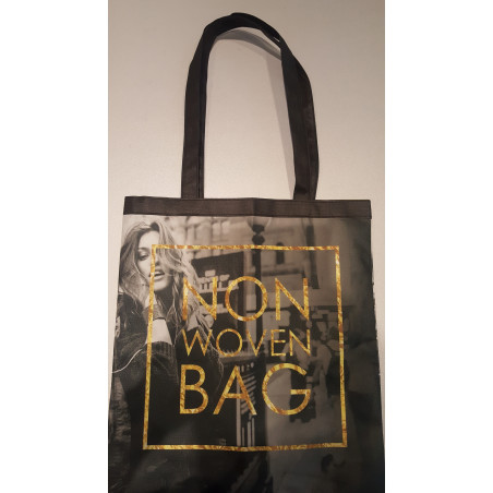 Sac shopping  publicitaire marquage recto/verso