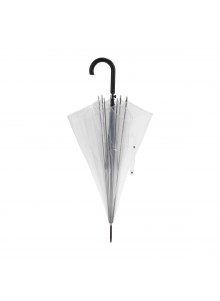 Parapluie publicitaire transparent   - Accueil