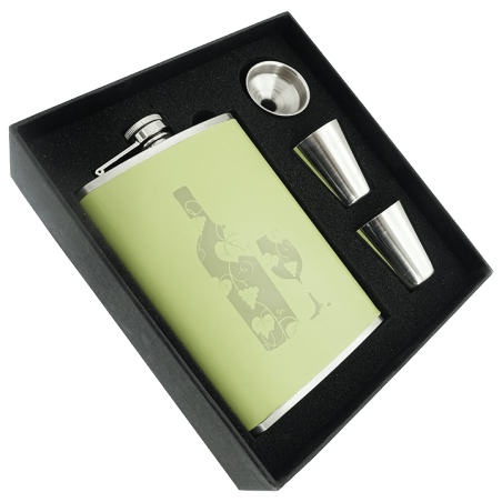 Coffret de flasque publicitaire 