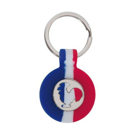 Porte clé  tricolore publicitaire 