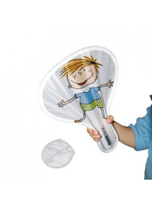 Eventail en polyester publicitaire