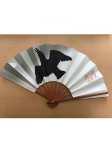 Éventail en bambou publicitaire