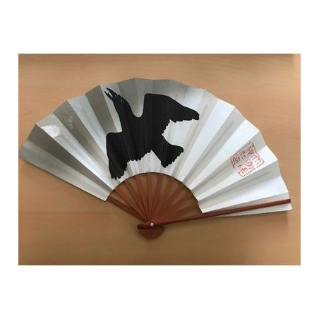 Éventail en bambou publicitaire