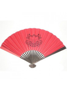 Éventail publicitaire en bambou  - Accueil