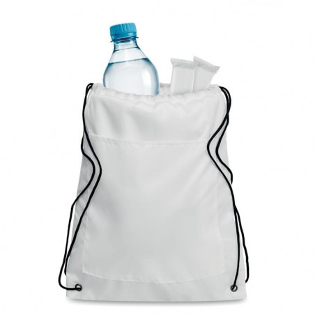 Sac isotherme avec cordon publicitaire