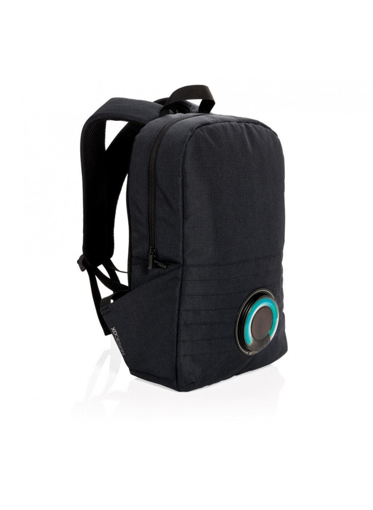 Sac à dos avec enceinte publicitaire