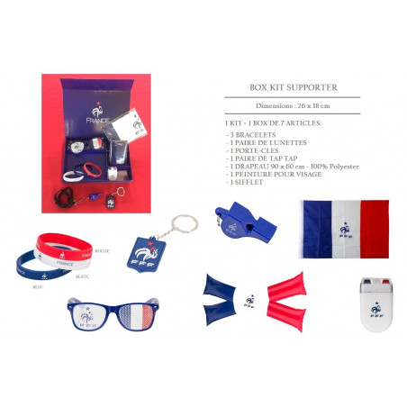 Box kit supporter pour la coupe du monde 2018