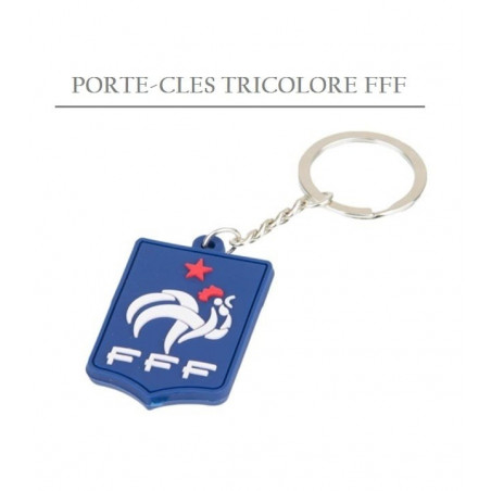 Porte clés tricolore FFF publicitaire