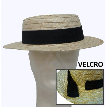 Chapeaux en paille naturelle renforcée publicitaire