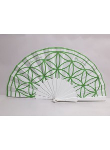 Eventail en plastique publicitaire personnalisable