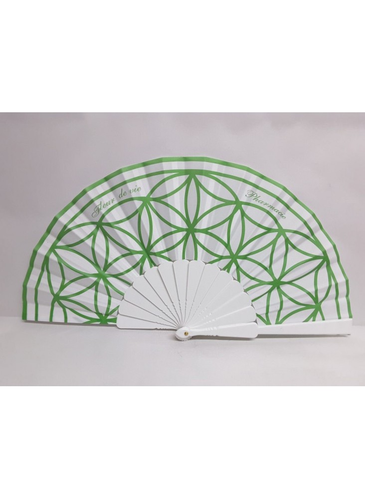 Eventail en plastique publicitaire personnalisable