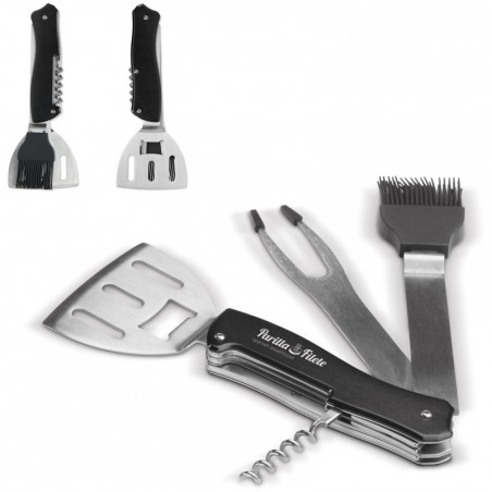 Set BBQ et tire-bouchon publicitaire