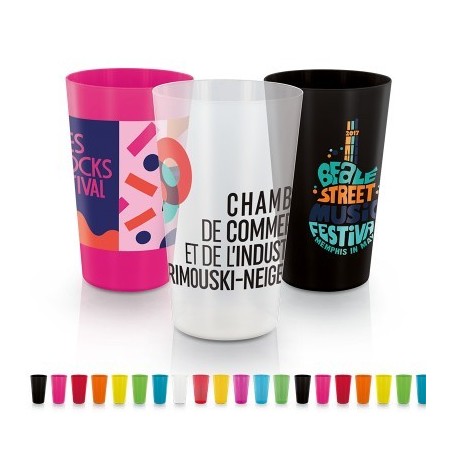 Gobelet  réutilisable Publicitaire personnalisé