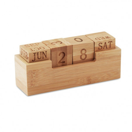 Calendrier Publicitaire original en Bois
