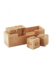 Calendrier original en Bois Publicitaire   - Associations