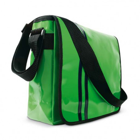 Besace PVC avec rabat publicitaire