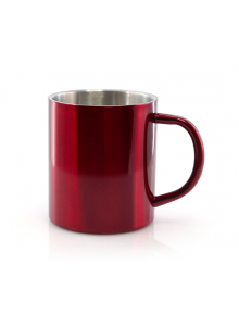 Mug rond en acier inoxydable