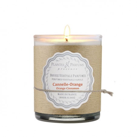 Bougie Parfumée Cannelle Orange publicitaire