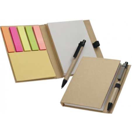 carnet de notes écologique avec stylo