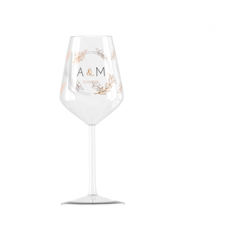 Verre vin   37 CL publicitaire