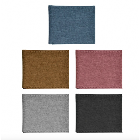 Porte-monnaie publicitaire chiné