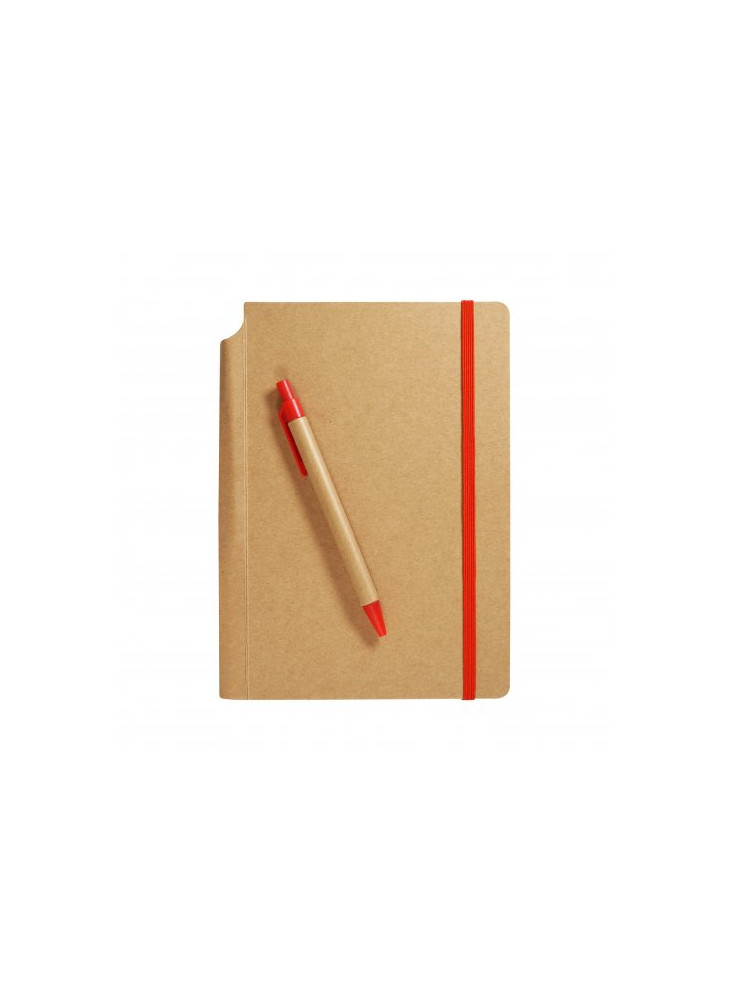 Cahier de notes A5 avec stylo bleue publicitaire