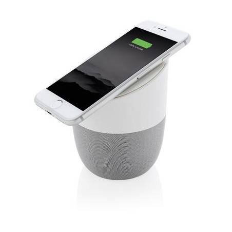 Enceinte avec chargeur à induction personnalisée