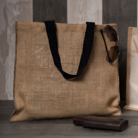 Sac en toile de jute personnalisé