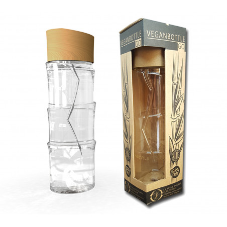 Vegan Bottle Go, gourde saine et écologique personnalisée