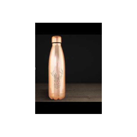 Bouteille en acier doré personnalisable
