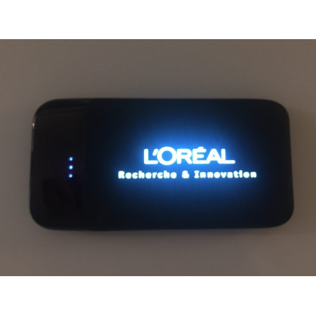 Power bank  led  publicitaire 8000 ou 4000 ou 2000 mAH