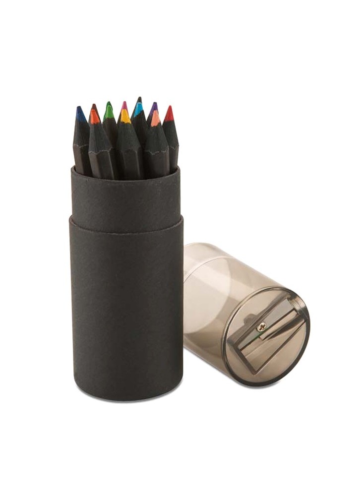 12 Crayons de Couleurs  publicitaire