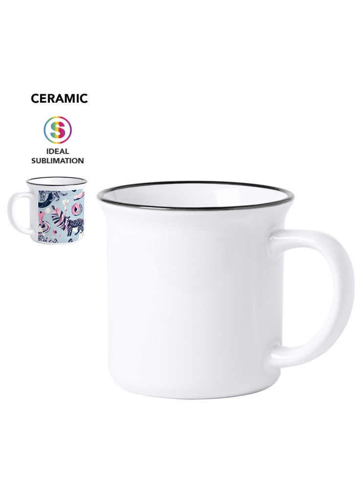 Mug vintage céramique 300 ml personnalisé